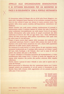 Appello alle organizzazioni democratiche e ai cittadini bolognesi