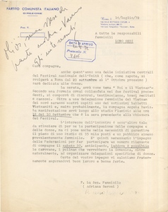 Partecipazione a "Noi e il Vietnam"