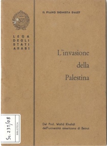 L'invasione della Palestina