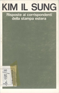 Risposte ai corrispondenti della stampa estera