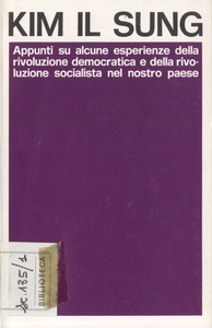 Appunti su alcune esperienze della rivoluzione democratica