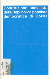 Costituzione socialista della Repubblica popolare democratica di Corea