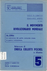 La costruzione del partito comunista cinese. La guerra rivoluzionaria
