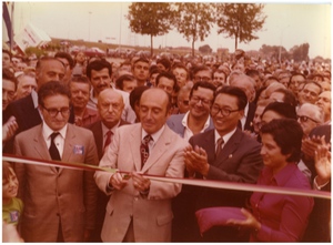 Visita della delegazione del Partito del lavoro di Corea al Festival de l'Unità di Bologna