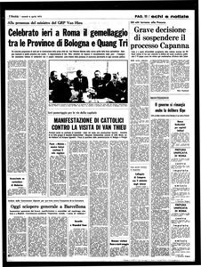 Gemellaggio tra le province di Bologna e Quang Tri