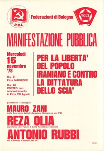 Per la libertà del popolo iraniano