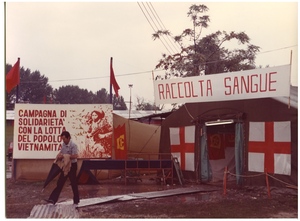 Raccolta sangue per il Vietnam al Festival dell'Unità di Bologna